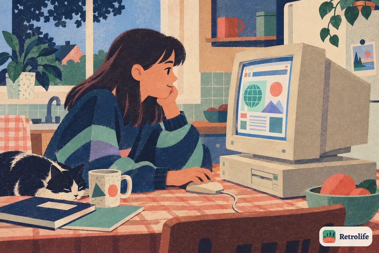 A browser window opens the internet to ordinary people in 1993