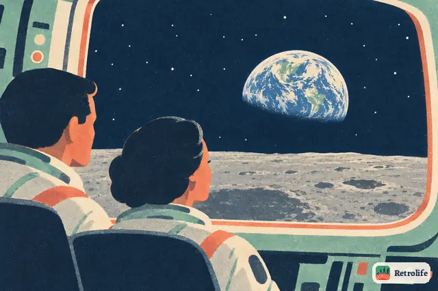 Drei Astronauten umkreisen zu Weihnachten den Mond und schicken ein Bild der ganzen Erde nach Hause.