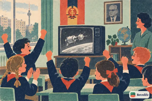 Der erste Deutsche im All ist ein DDR-Bürger, und die Schulen verfolgen den Flug.
