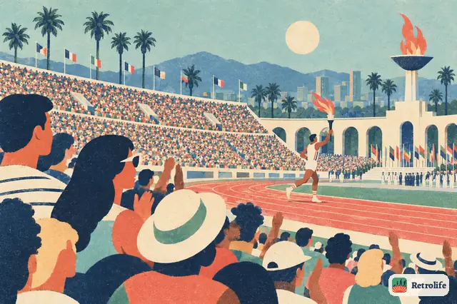 Los Angeles richtet die Olympischen Sommerspiele aus, mit vollen Stadien und Rekordzahlen vor dem Fernseher.