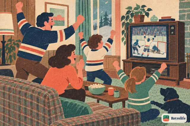 Lake Placid richtet die Olympischen Winterspiele aus, und das ganze Land bleibt vor dem Eishockey wach.