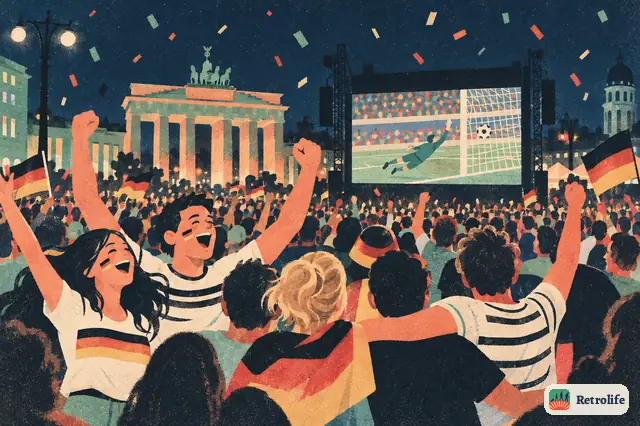 Deutschland wird in Brasilien Fußballweltmeister, und die Nacht gehört den Fans.