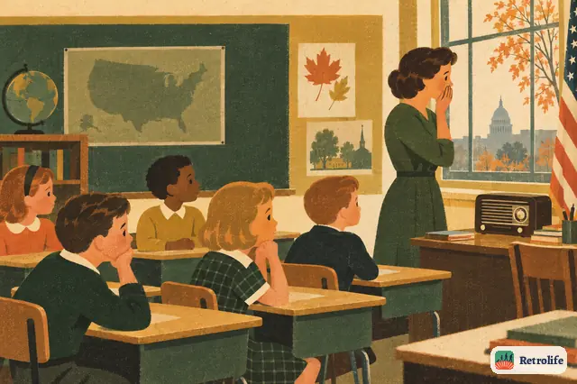 November 1963. Der Tag, an dem die Klasse still wurde