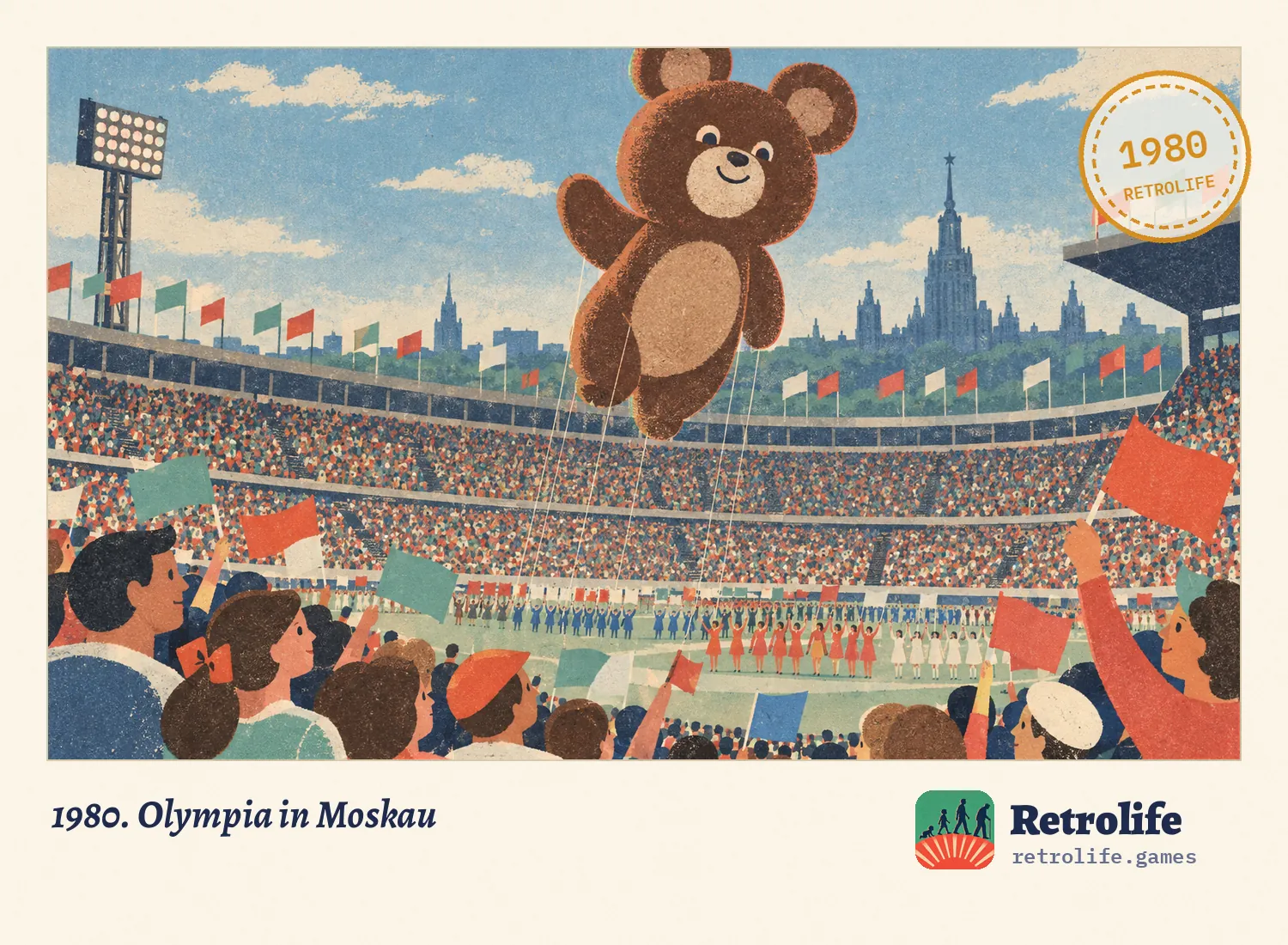 1980. Olympia in Moskau