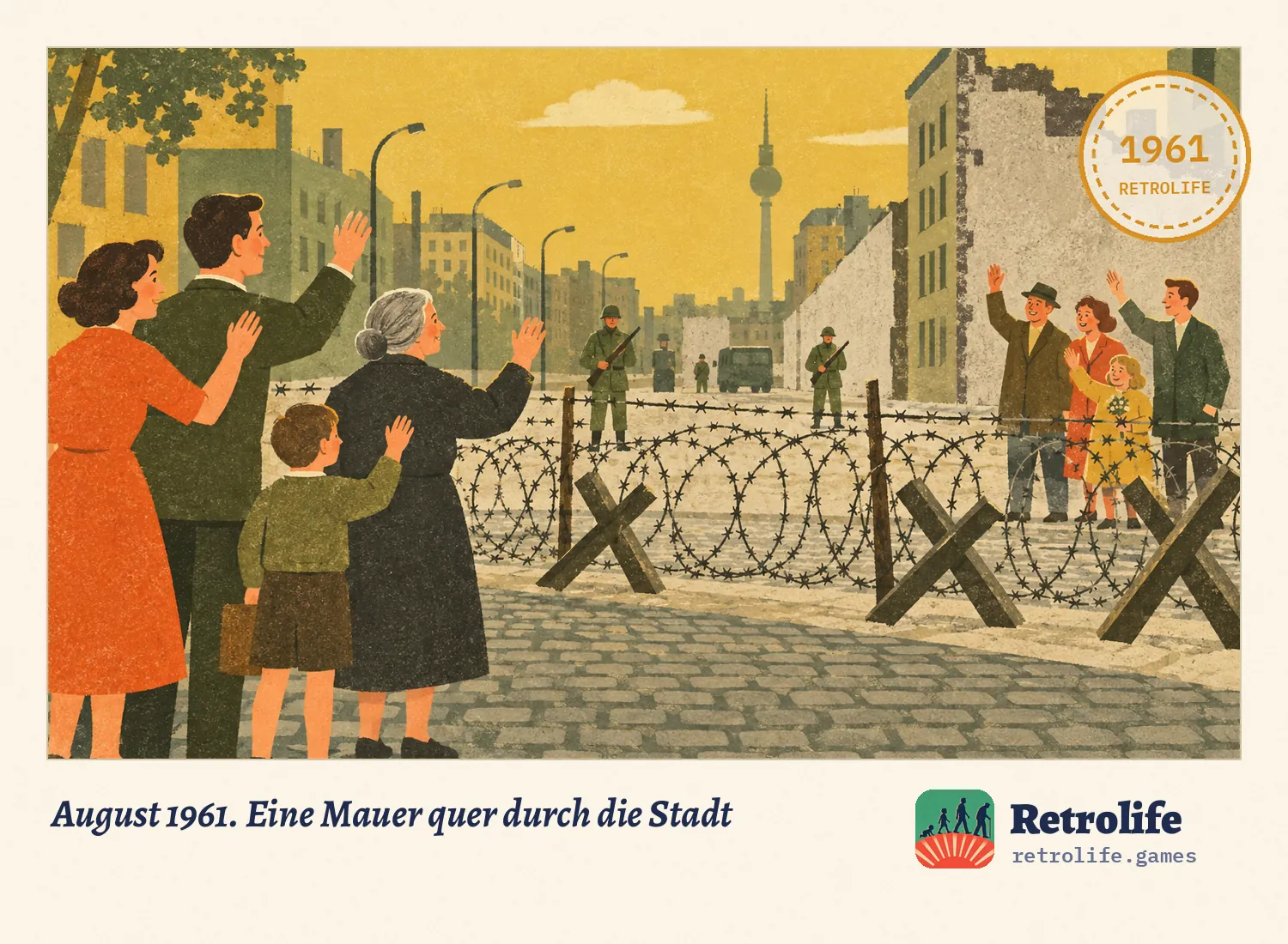 August 1961. Eine Mauer quer durch die Stadt