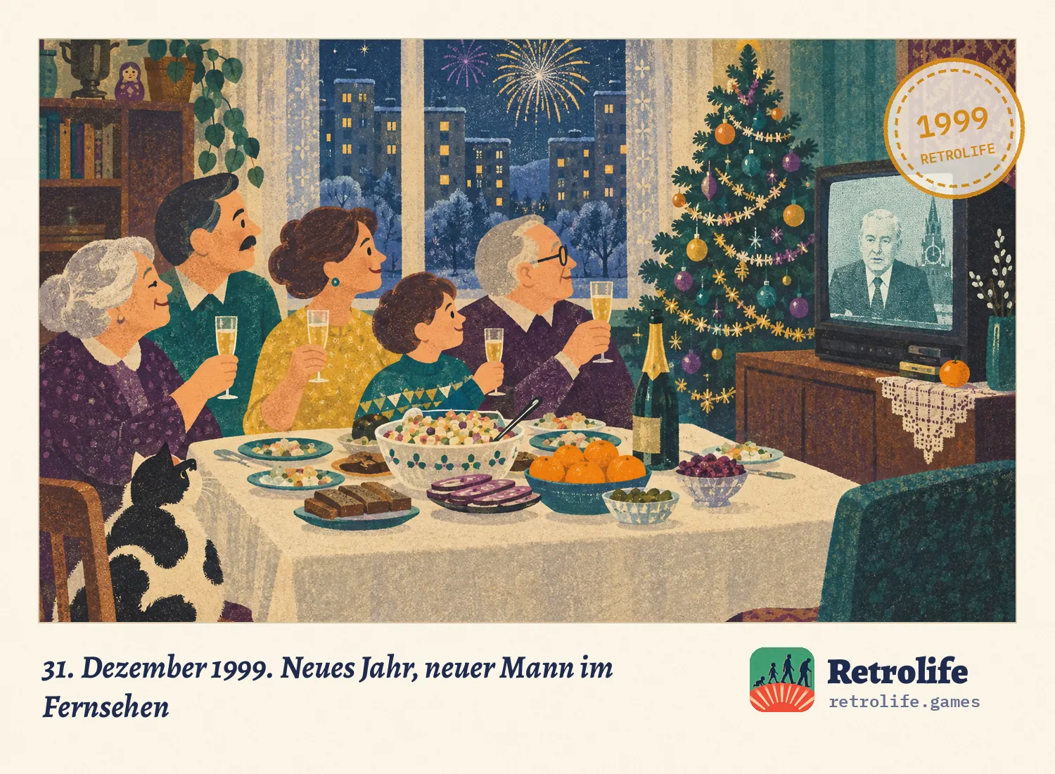 31. Dezember 1999. Neues Jahr, neuer Mann im Fernsehen