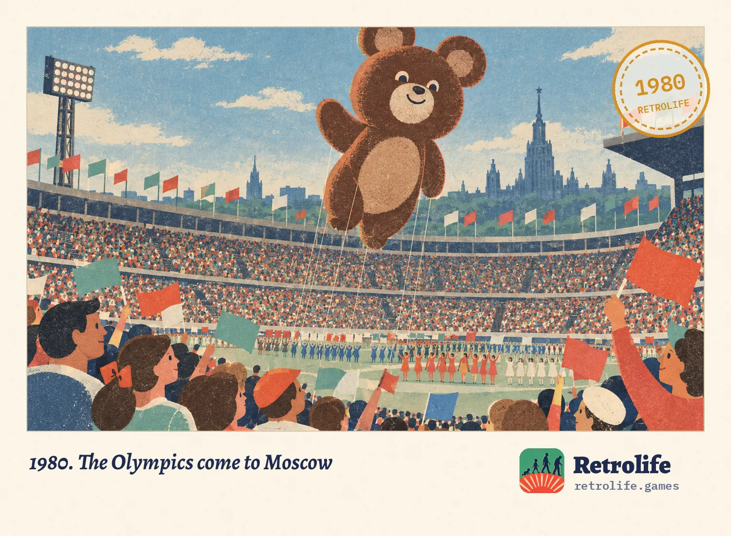 1980. The Olympics come to Moscow